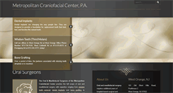 Desktop Screenshot of metrocraniofacial.com